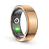 Smart Ring With Heart Rate Blood Oxygen Sleep Monitoring & Sports Modes - Size 10 - Gold