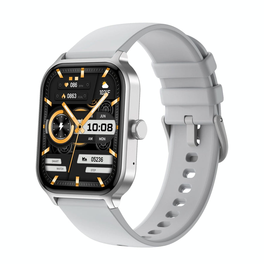1.93 Inch Colour Screen Smart Watch Support Bluetooth Call / Health Monitoring - Silver