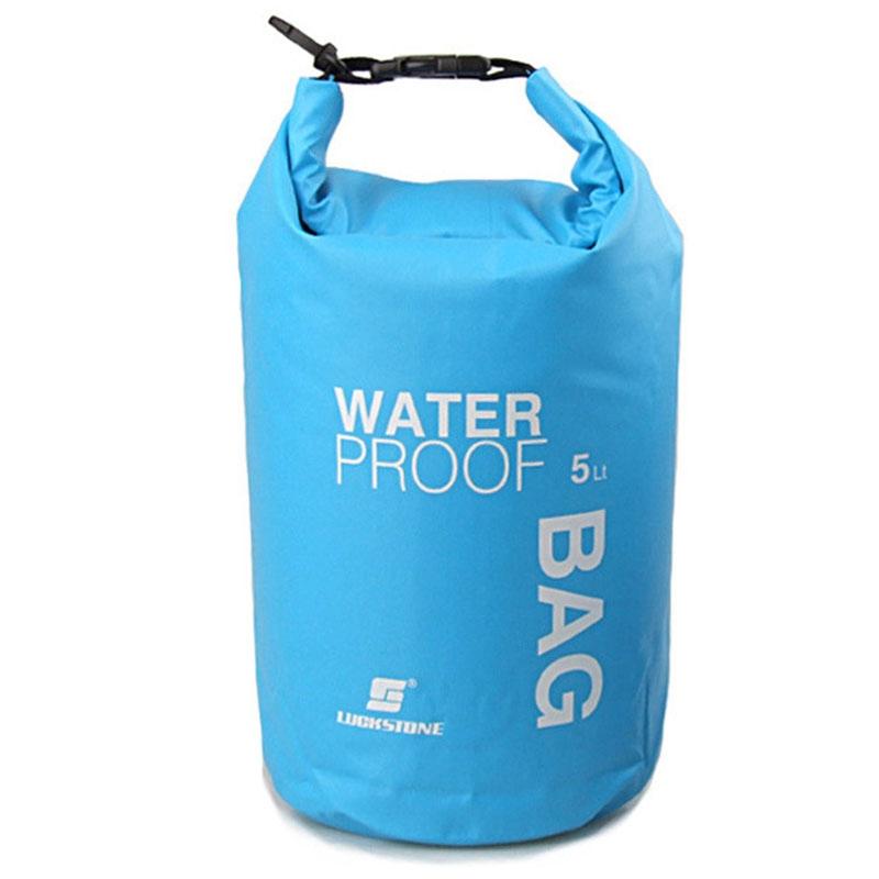 Waterproof Outdoor Swimming Bag Scratch Resistant Fits Most Devices - Blue