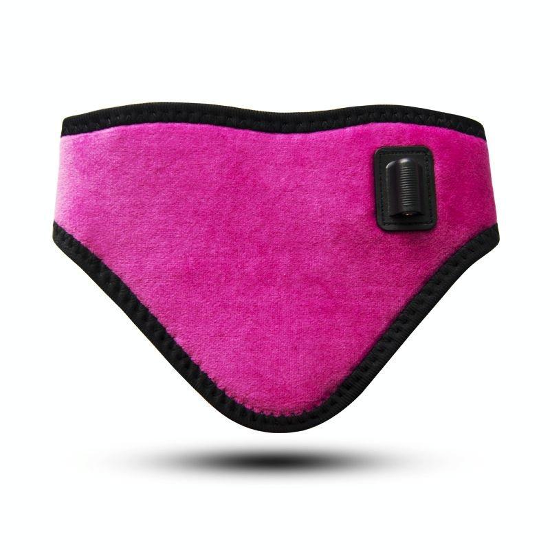 Graphene Neck Pain Relief Tool Usb Heating - Rose Red