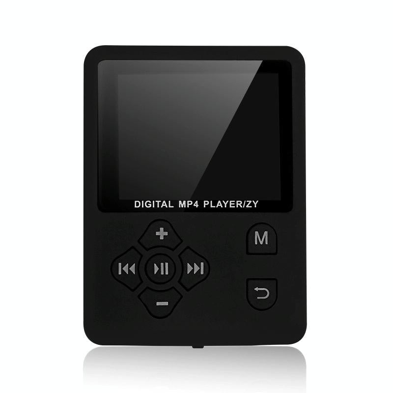 Lossless Mp4 Player With Synchronized Lyrics Cross Button Style - Black