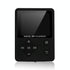 Lossless Mp4 Player With Synchronized Lyrics Cross Button Style - Black