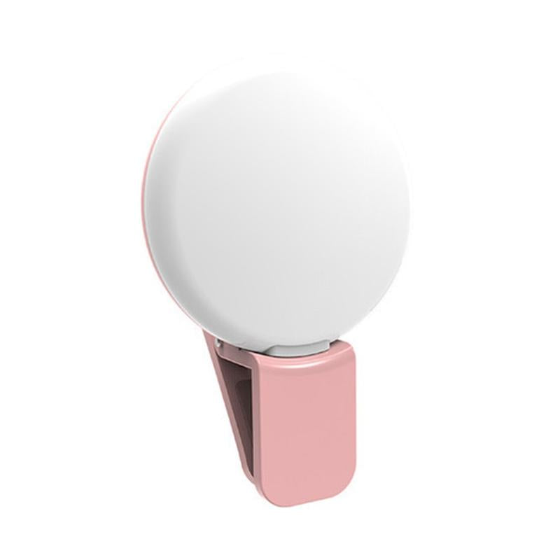 2-pack Led Selfie Light for Mobile Phone Photography - Pink