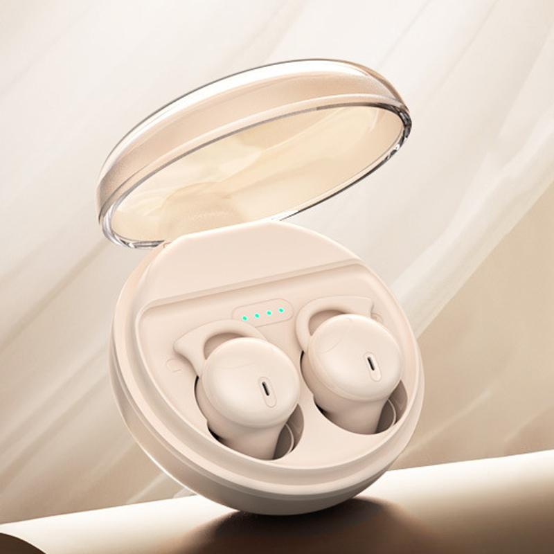 Comfortable Wireless Bluetooth Earphones - Noise Canceling - Skin Colour