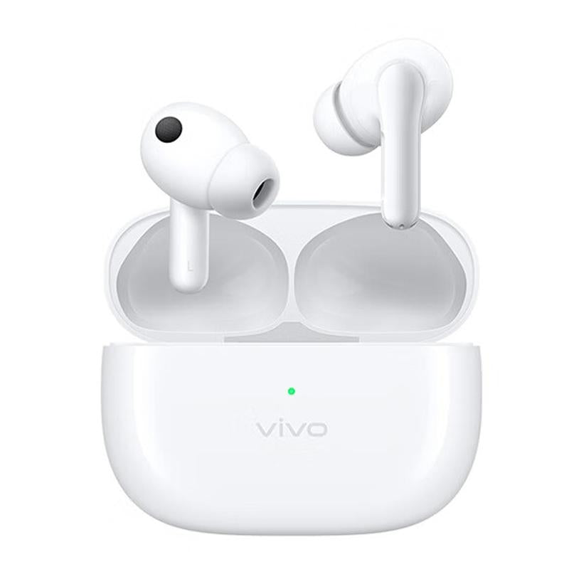 Wireless Smart Noise-cancelling Earphones for Sports - White