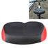 Shock-Absorbing Bike Saddle For Comfortable Ride - Red