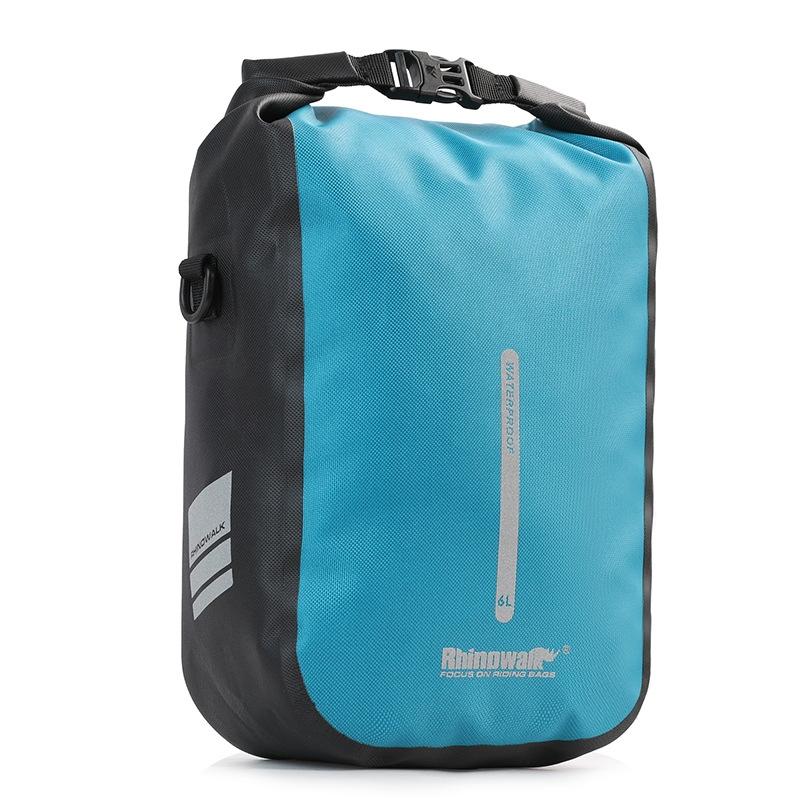 6L Waterproof Cycling Front Fork Bag - Blue