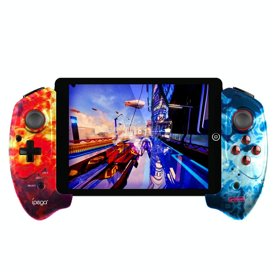 Wireless Stretch Gamepad for Android / Ios / Ps3 / Switch - Pg-9083 - B Flame Red Blue