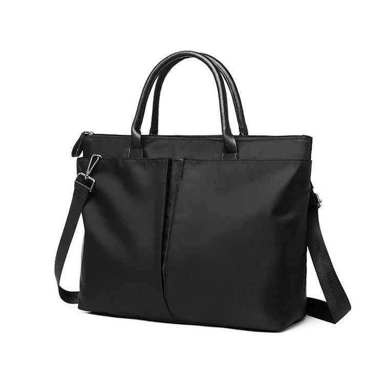 Versatile Business Briefcase Large Capacity Messenger Bag - Black