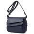 Stylish Leather Shoulder Bag For Summer - Blue