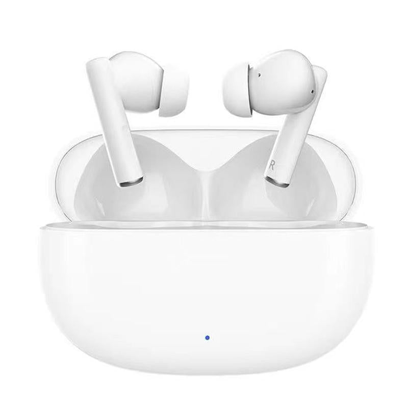 Waterproof Bluetooth Earbuds with Active Noise Reduction - White
