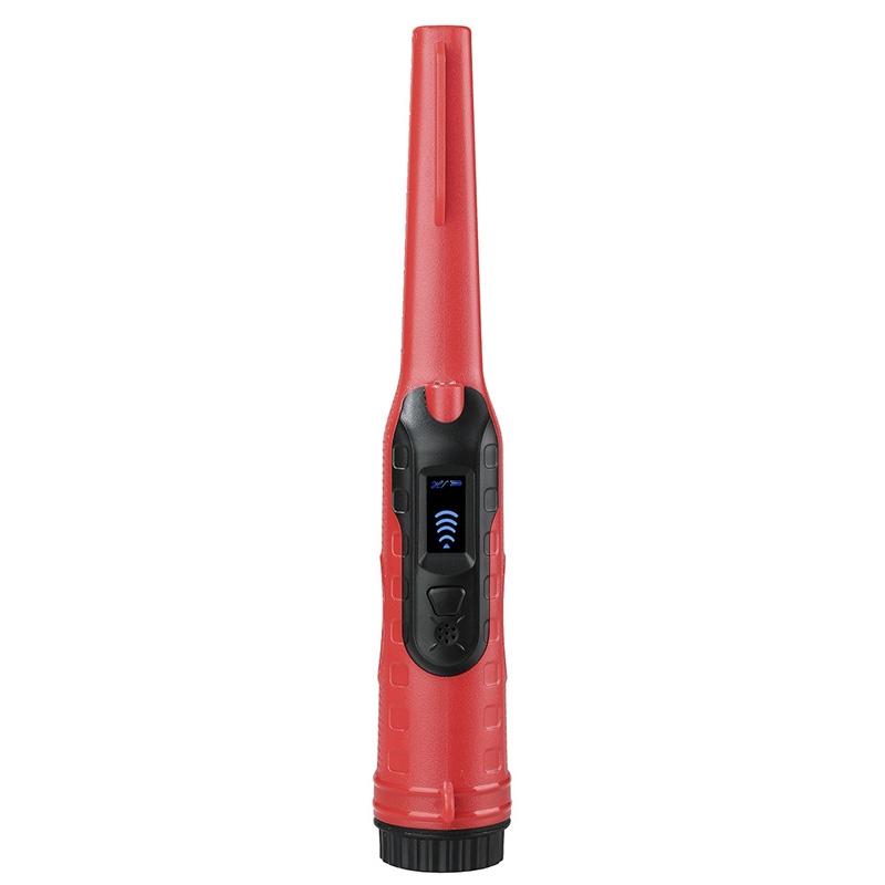 Small Handheld Metal Detector for Outdoor Treasure Hunting - Red Black