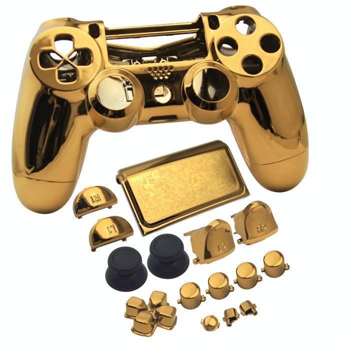 Ps4 Slim Protective Case - Electroplated - Gold