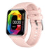 1.85 Inch Ip67 Waterproof Sports Health Monitoring Bluetooth Call Smart Watch - Pink