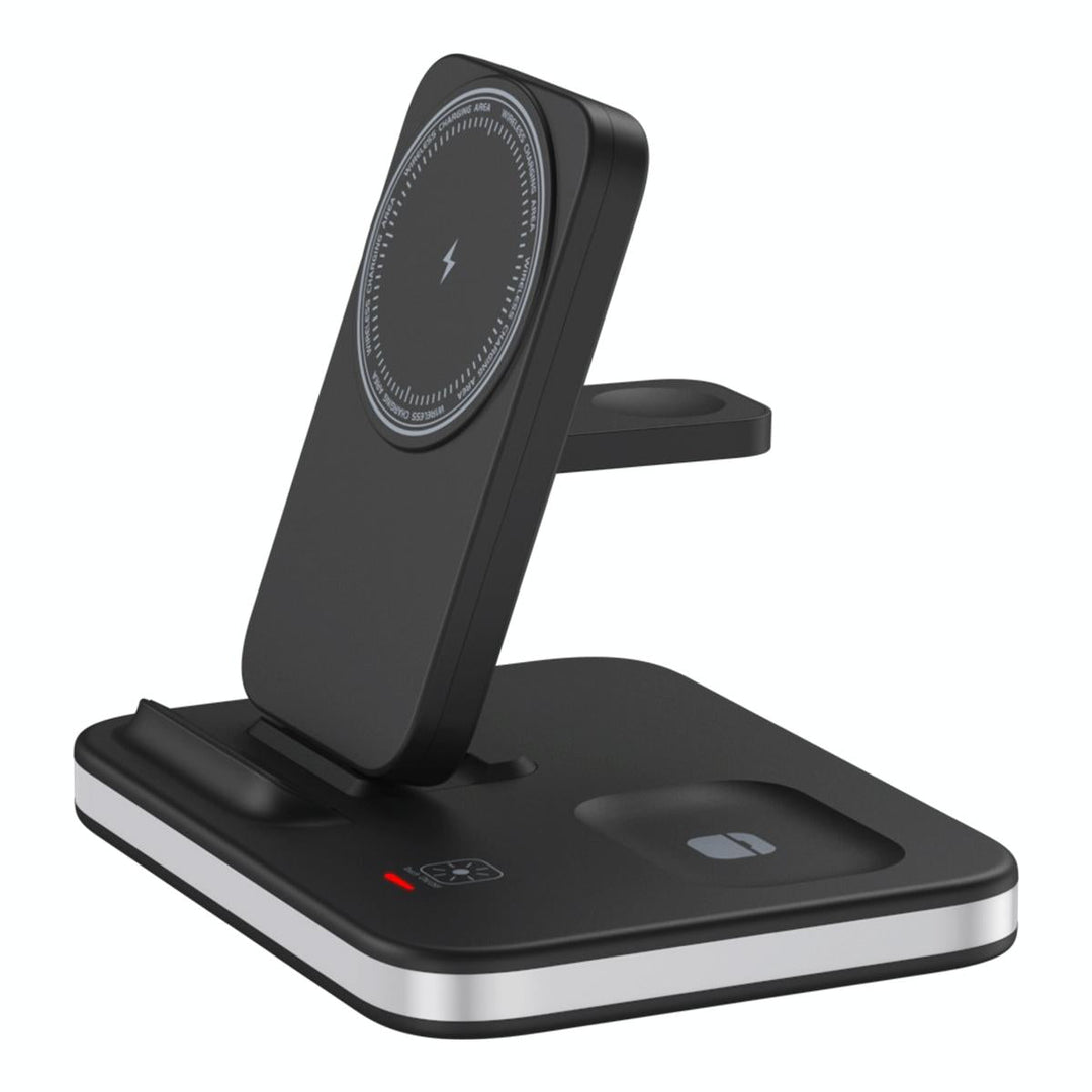 4 In 1 Magnetic Fast Wireless Charger - Silver