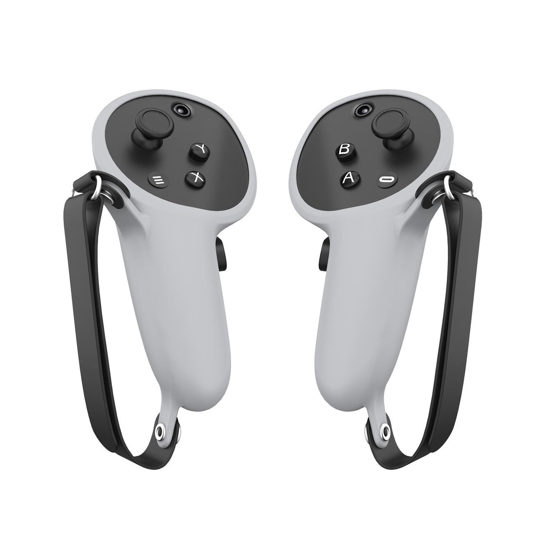 Pair of Silicone Vr Handle Cases for Meta Quest Pro - White