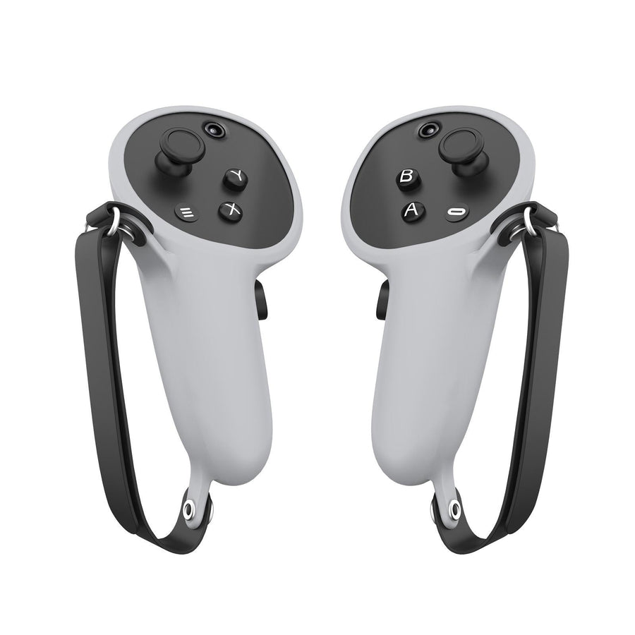 Pair of Silicone Vr Handle Cases for Meta Quest Pro - White