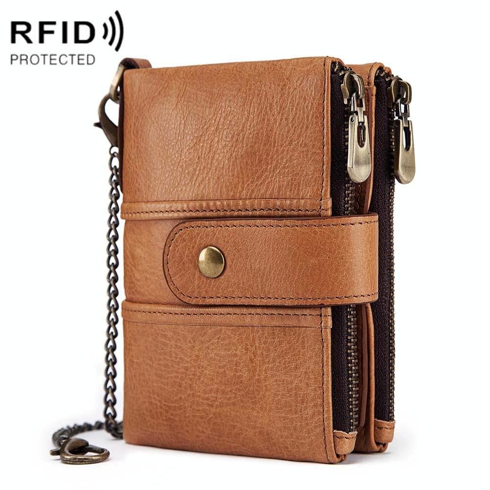 Secure Multi-function Rfid Wallet - Anti-theft - Khaki