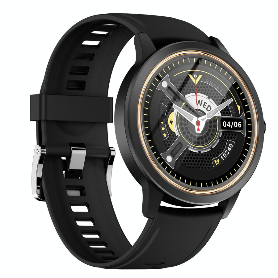 1.32 Inch Ips Hd Screen Smart Watch Support Bluetooth Calling / Blood Pressure Monitoring - Black