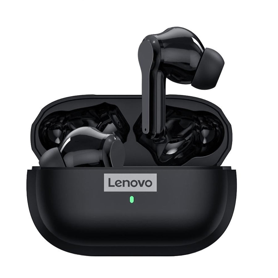 Waterproof Wireless Bluetooth Earphones with Noise Reduction and Hifi Bass - Black