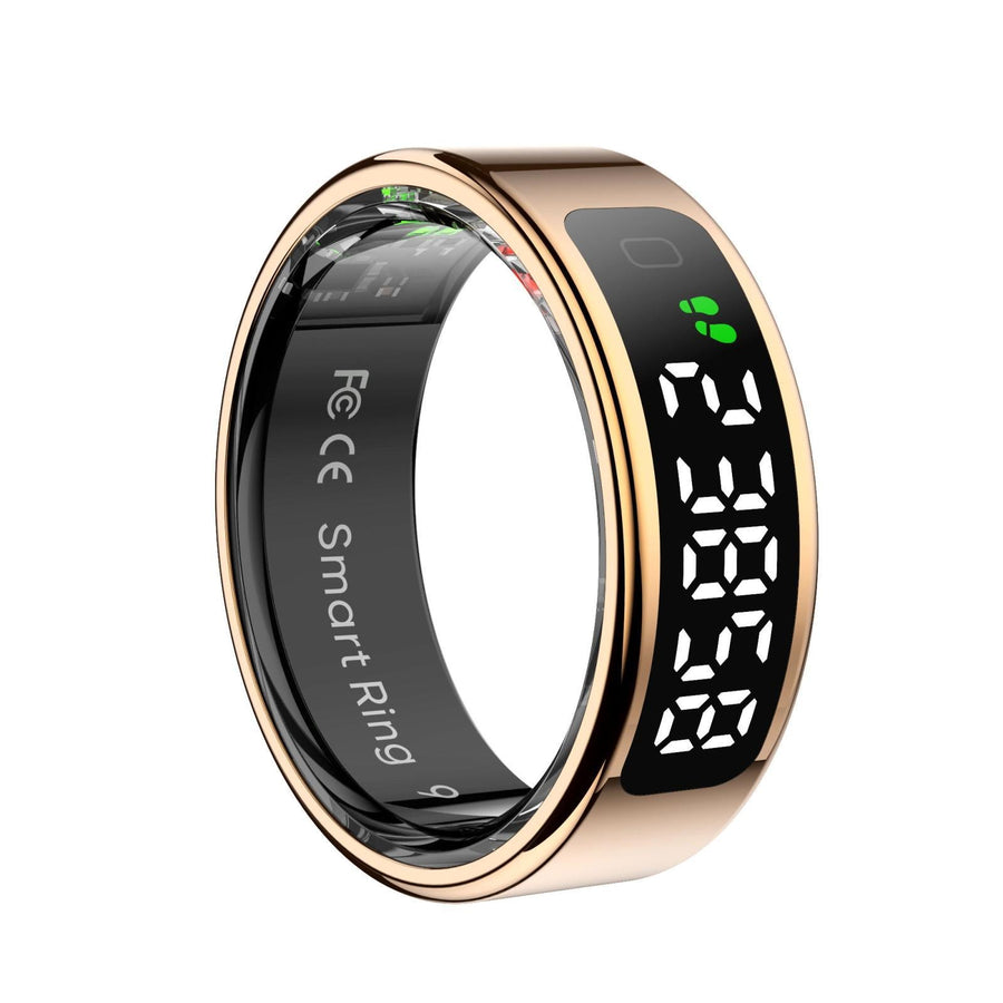 12 Size R11 Smart Ring Heart Rate Oxygen Sleep Sports - Gold