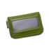 Multi Position Zipper Organ Card Holder Versatile Business Accessory - Green