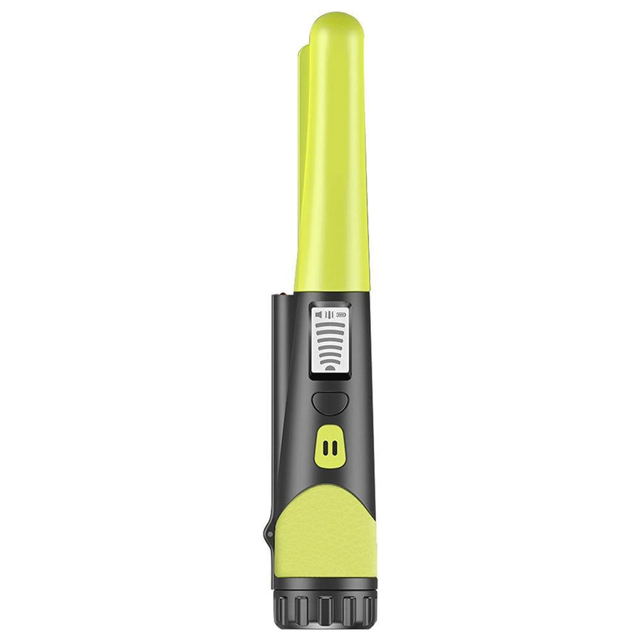 Lcd Display Gold Treasure Hunter with Flashlight - Handheld Metal Detector Black - Green