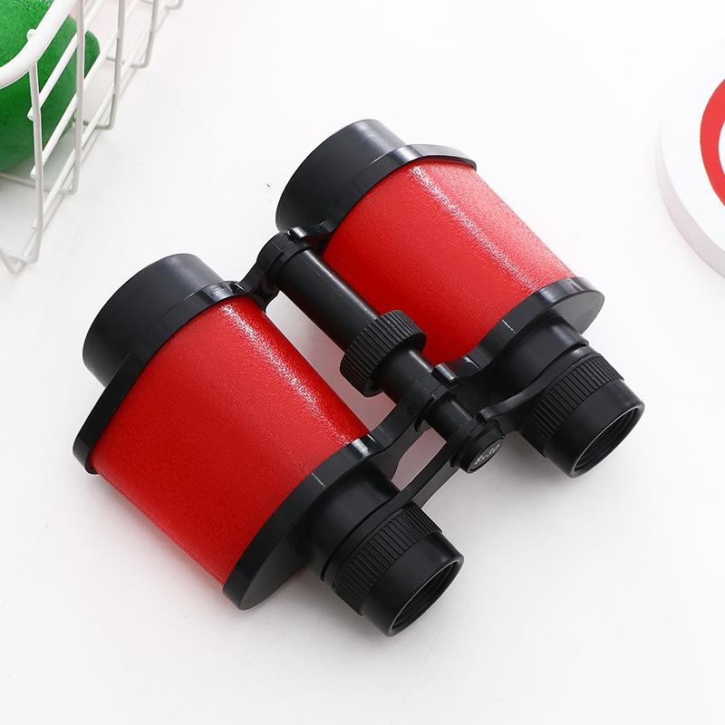 Mini Hd Toy Binoculars for Kids - Compact and Durable - Red