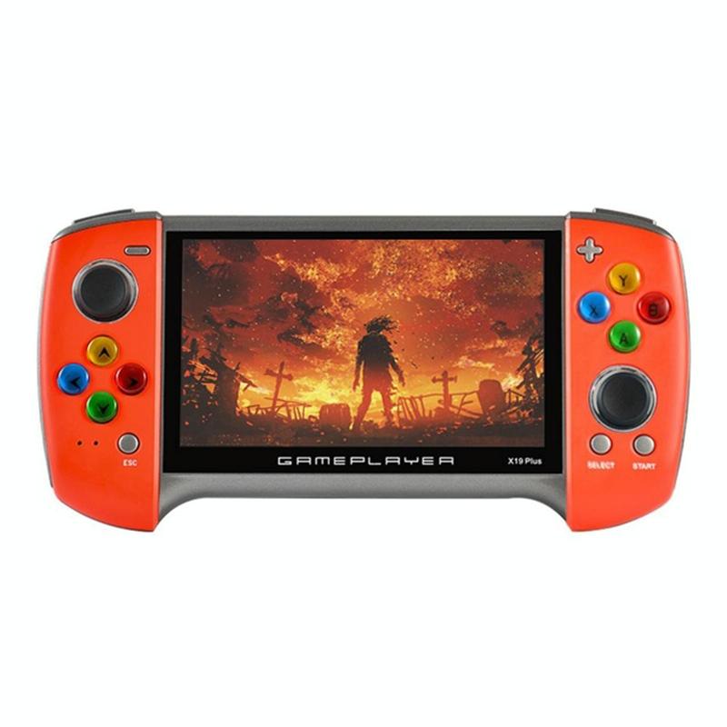 X19 Plus Handheld Game Console With 5.1 Screen 8G Memory Tf Card Support & Av Output - Red