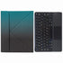 Bluetooth Keyboard Leather Case For Ipad 10.2 / Pro 10.5 - Three-Fold Holder - Dark Night Green