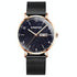 Starry Sky Pattern Quartz Watch for Men - Simple & Luminous - Black Mash Rose Shell Rose Gold Nails