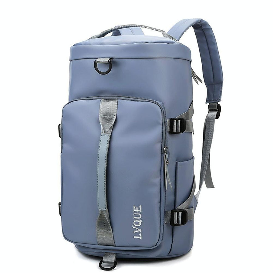 Waterproof Crossbody Travel Backpack - 375l Capacity - Fog Blue