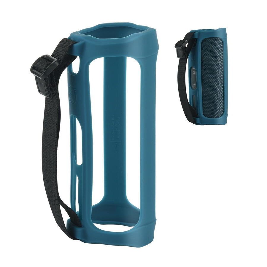 Soft Silicone Sleeve for Jbl Flip5 Speaker - Portable and Protective - Blue