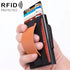 Pop-up Rfid Wallet with Anti-magnetic Protection - Black