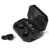 Wireless Bluetooth 5.0 Earbuds with Touch Display & Charging Case - Black