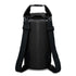 Waterproof Dual Shoulder Dry Bag 50L Capacity - Black
