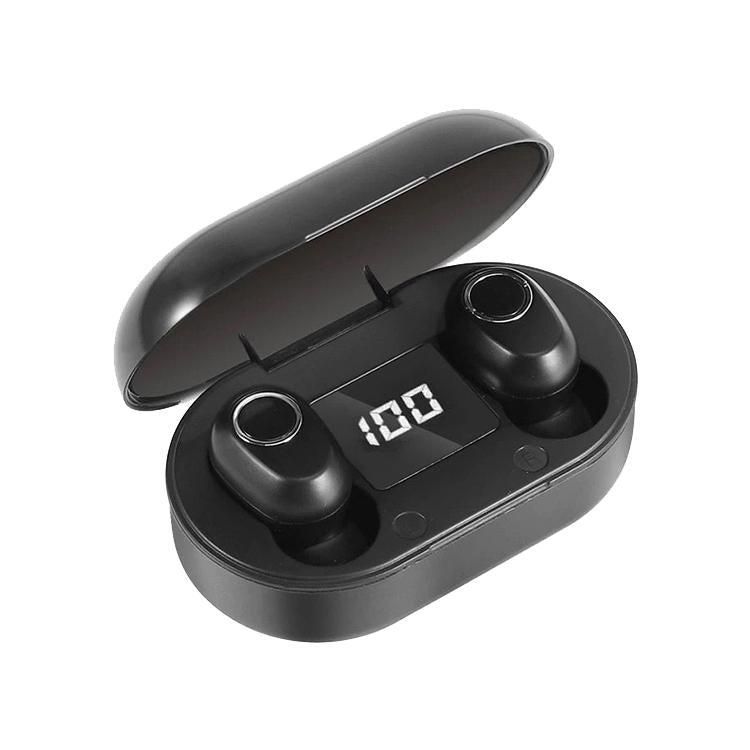 Wireless Touch Bluetooth Headset with Smart Magnetic Charging - Dt-13 - Black