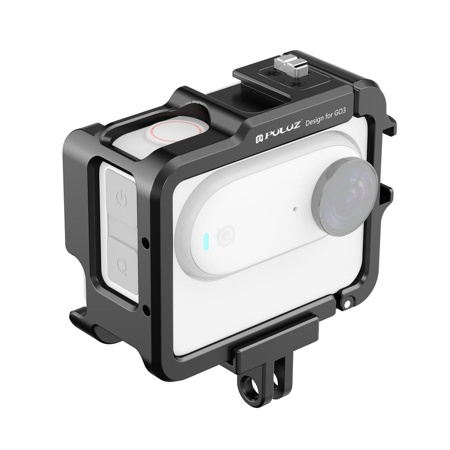 Aluminum Alloy Protective Frame for Insta360 Go 3 Camera with Battery Case