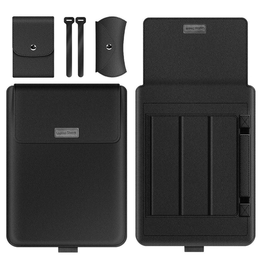 4-in-1 Computer Bracket Liner Bag - 13 / 14 Inch Storage Bag - Black