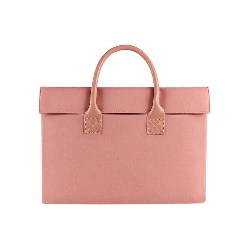 Portable Waterproof Laptop Case - Fits 14.1-15.4 Inches - Beauty Pink
