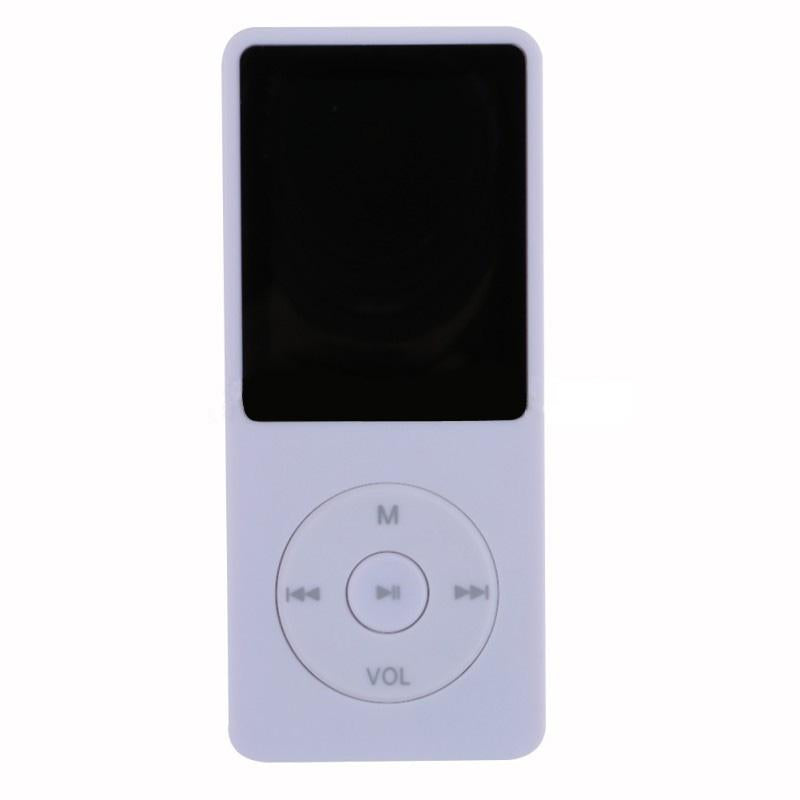 8Gb Portable Lcd Fm Radio Mp3 Mp4 Player - White 8Gb