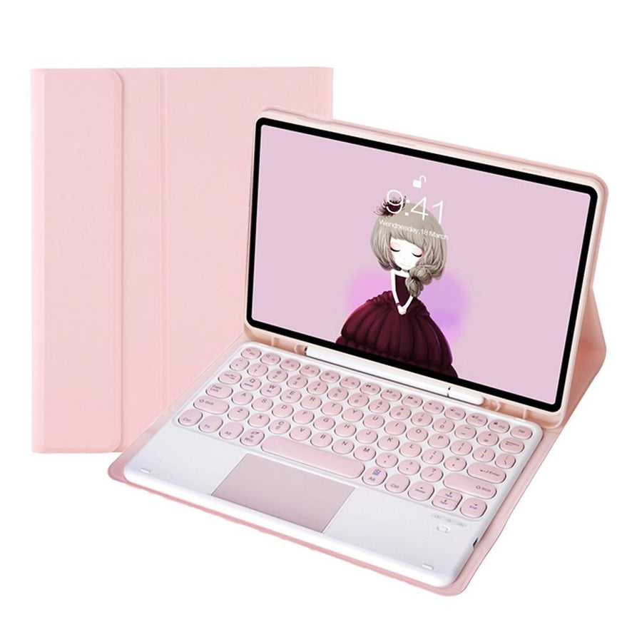 Detachable Bluetooth Keyboard Leather Case For Ipad Pro 11 - Touch Control Skin Texture Candy Colour Black - Eda001493802B