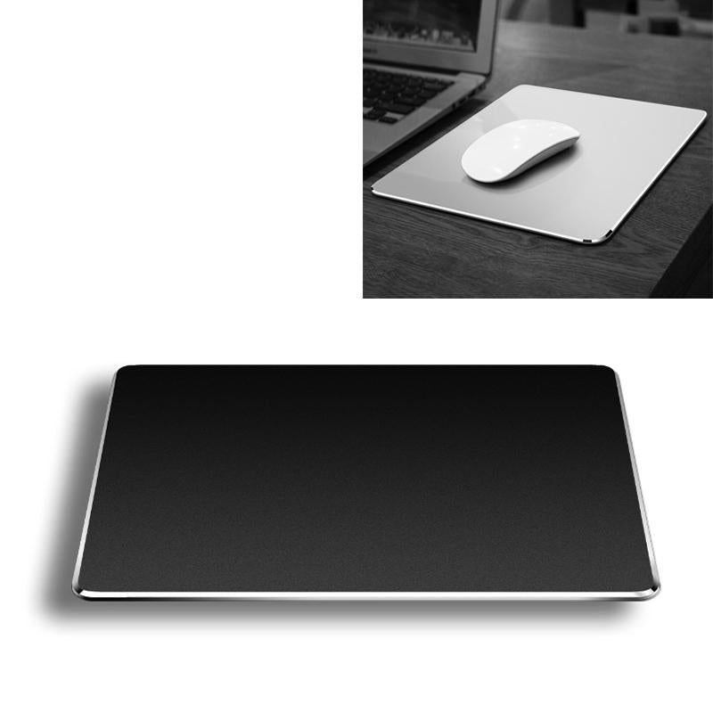 Double Sided Non Slip Aluminum Mouse Pad Small - Black