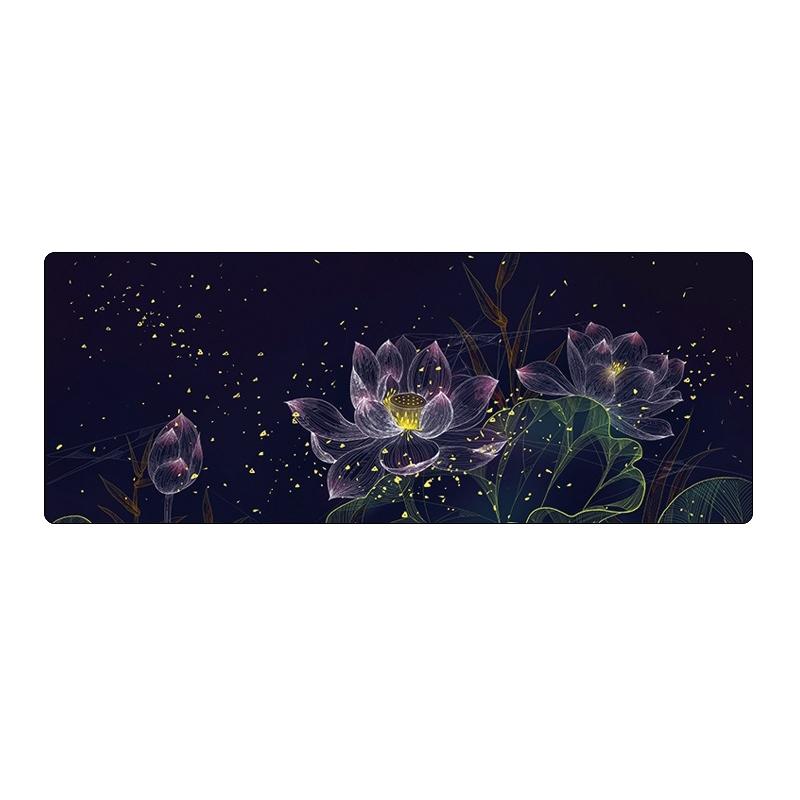 Spacious Mouse Pad For Desk - 2 Lotus