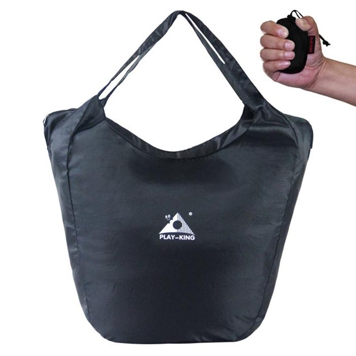 Ultralight Foldable Anti Splash Bag For Outdoor Climbing Portable And Durable - Black