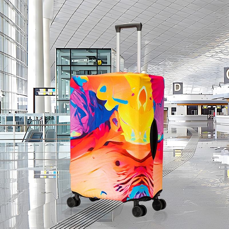 Thick Elastic Luggage Cover for Outdoor Travel - Fits 22-24 Inches - T-017 - L (22-24 Inches)