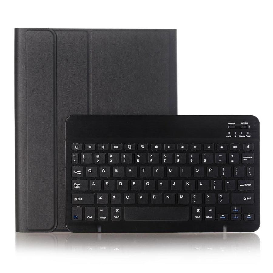 Ultra-Thin Bluetooth Keyboard Leather Case For Ipad Air / Pro 10.5 With Pen Slot & Holder - Black