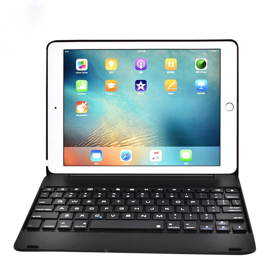 Horizontal Flip Tablet Case With Bluetooth Keyboard For Ipad Pro 9.7 / Ipad Air 2 - Black