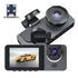Black A2 Triple Lens Car Dash Camera Recorder