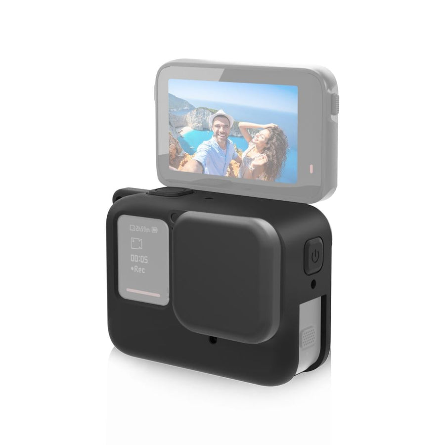 Silicone Protective Case with Lens Cap for Insta360 Ace Pro